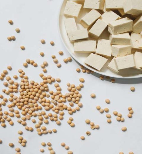 Tofu und Sojabohnen